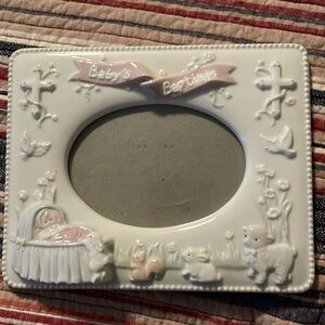 Russ baby picture frame for Baby’s baptism